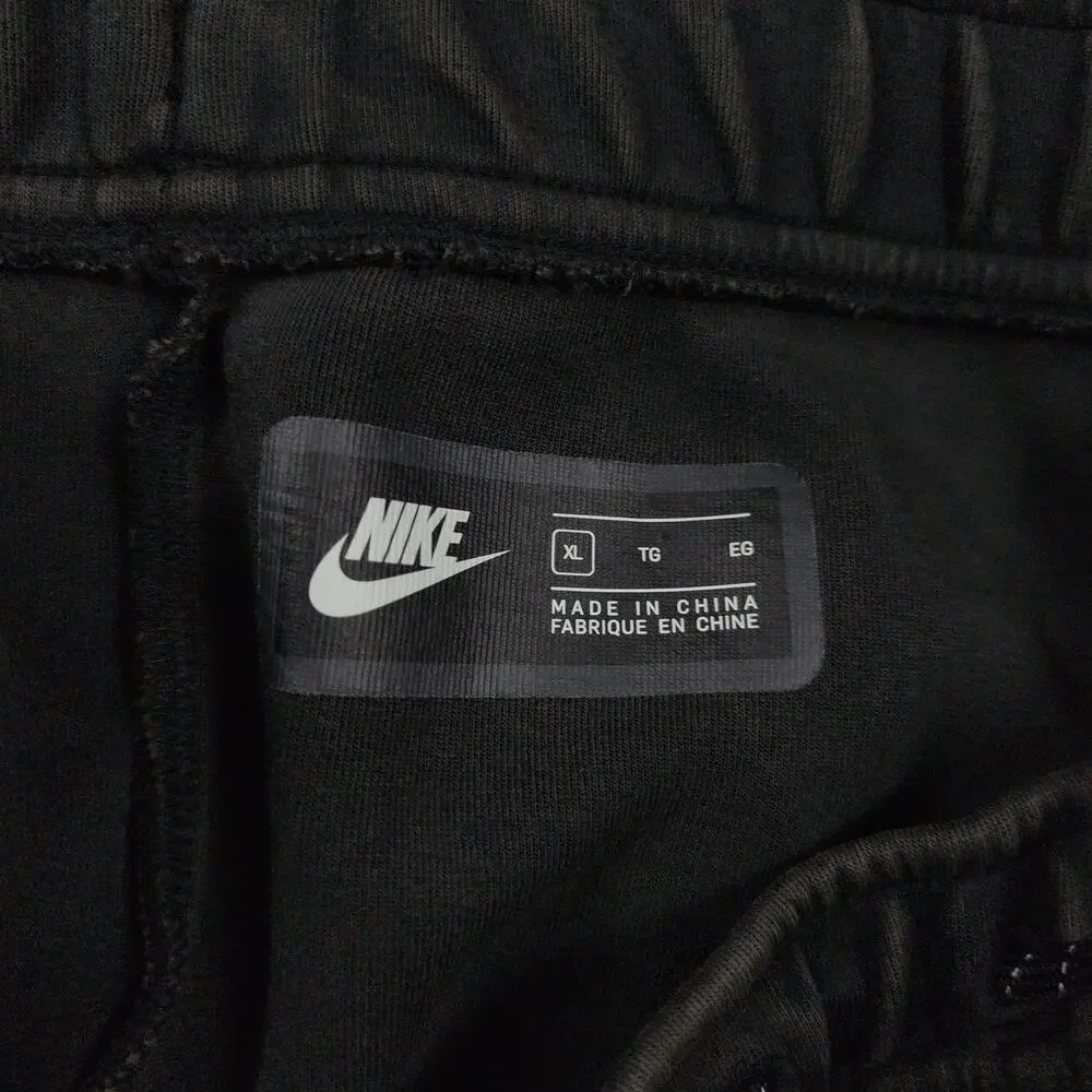 Nike Tech Fleece Pants Jogger Sweatpants Washed Faded Black Size XL - Picture 13 of 14